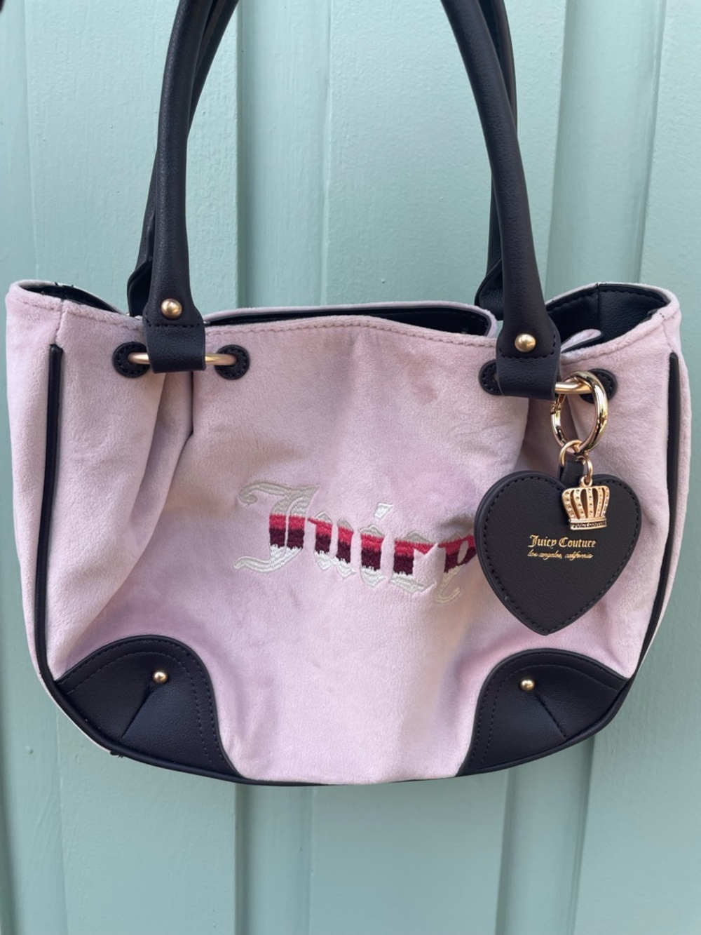Juicy Couture Pink Suede Tote